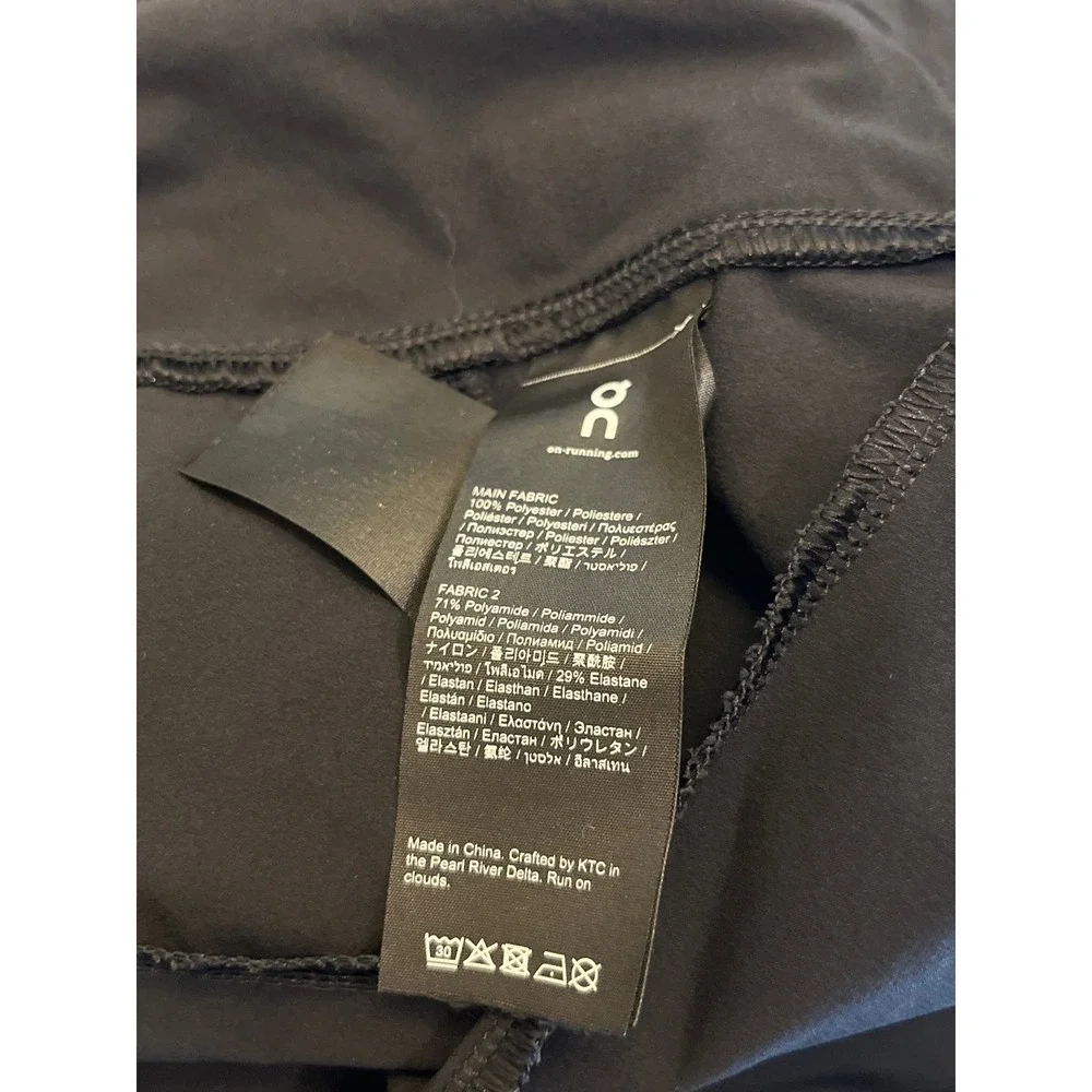 On Running Hybrid Shorts‎ XXL Black Swiss Engineering Athletic Training 2-in-1